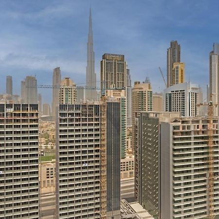 Brand New 1Br- Business Bay - Burj Khalifa View Lägenhet Dubai Exteriör bild